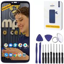 Tela Frontal Display Compatível Moto G7 Power Preto Empório