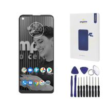 Tela Frontal Display Compatível Moto G9 Power Preto Empório
