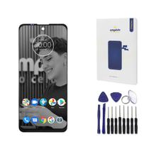 Tela Frontal Display LCD Compatível Moto E40 Preto Empório