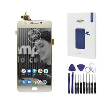 Tela Frontal Display LCD Compatível Moto G5 Dourado Empório