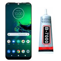 Tela Frontal Display Lcd Para Moto E7 E E7 Power + Cola 110ml