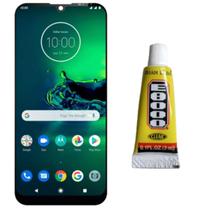Tela Frontal Display Lcd Para Moto E7 E E7 Power + Cola 3ml