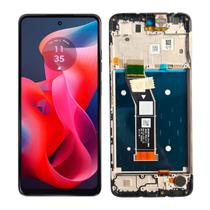 Tela Frontal Display LCD Para Motorola Moto G24 Original Nacional com aro XT2535 Pronta entrega