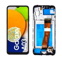 Tela Frontal Display LCD Para Samsung A03 SMA035 Original Nacional com aro Pronta entrega Tela Frontal Display LCD Para Samsung A03 SMA035 Original Nacional com aro Pronta entrega