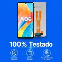 Tela Frontal Display LCD Touch Compatível Samsung A06 A065 Premium Preto Reposição Original Alta Qua