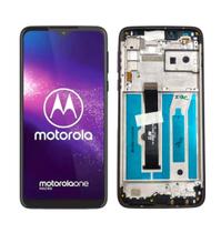 Tela Frontal Display Moto One Macro Original Nacional Com Aro Xt2016 - Motorola