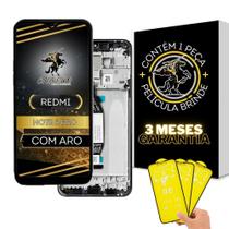 Tela Frontal Display Redmi Note 8 Pro Com Aro + Película De Brinde