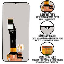 Tela Frontal Touch Display Compatível Moto E13 Xt2345 C/aro