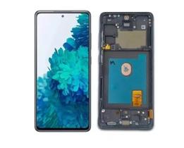 Tela frontal touch display compativel s s20fe orig c/a vivid azul