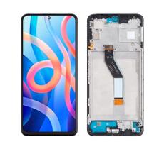 Tela frontal touch display compativel x note 11 5g/ note 11s 5g/ poco m4 pro 5g c/aro vivid