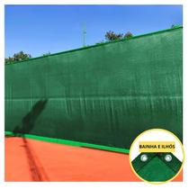 Tela Fundo De Quadra Esportiva Verde 5m X 1m - Bainha/Ilhós Tela Fundo De Quadra Esportiva Verde 5m X 1m - Bainha/Ilhós