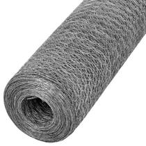 Tela Galinheiro Galvanizada Grossa Trançada Fio 22 1.8m x 50m Betools