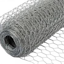 Tela Galvanizada Galinheiro Fio 23 1,50x50 metros Horta