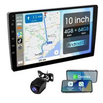 Tela Haudio Carplay 10,1 Polegadas para Carro, Rádio 8 Núcleos com CarPlay Sem Fio e Android Auto, Som Automotivo com Espelhamento, Rádio Automotivo Double Din com Câmera de Ré, FM, Entrada Auxiliar Tela Haudio Carplay 10,1 Polegadas para Carro, Rádio 8 Núcleos com CarPlay Sem Fio e Android Auto, Som Automotivo com Espelhamento, Rádio Automotivo Double Din com Câmera de Ré, FM, Entrada Auxiliar