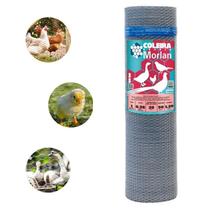 Tela Hexagonal Coleira Morlan 1 BWG 24 1,20m x 50m Galvanizada Resistencia