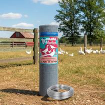 Tela Hexagonal Coleira Morlan Arame Fio 16 1 BWG 24 1,20m x 50m Arame Fio 16 Galinheiro Viveiro