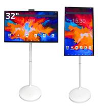 Tela Interativa Touchscreen 32 Tomate MTM3201 IPS Full HD 10 Toques WiFi 5 Bluetooth Bateria 10000mAh Pedestal Ajustável