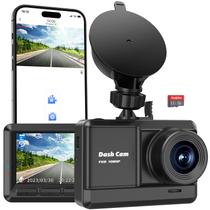 Tela IPS Dash Cam Truklim FHD 1080P WiFi de 2,45 polegadas