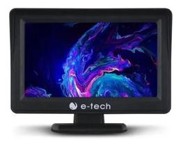 Tela Lcd 4.3 Polegadas Portátil Monitor Veicular Digital Hd - E-Tech