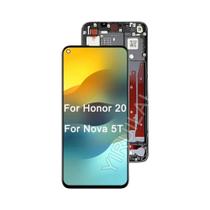 Tela LCD Com Aro Para Huawei Honor Nova 5T 20, Display Touch Screen De Reposição YAL-L21 YAL-AL10 - others