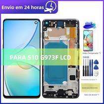 Tela LCD De 6.1 Polegadas Para Samsung S10 Com Digitalizador Touch E Aro Peça De Reposição Para Tela LCD De 6.1 Polegadas Para Samsung S10 Com Digitalizador Touch E Aro Peça De Reposição Para