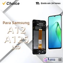 Tela LCD De 6,5 Polegadas Com Digitalizador Touch Screen Para Reposição Samsung A12 SM-A125F