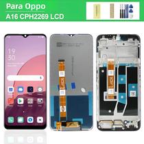 Tela LCD De 6,53 Polegadas Para OPPO A16 A16S CPH2269 CPH2271 Com Digitalizador Touch E Aro De