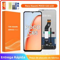 Tela LCD De 6,74 Polegadas Para Xiaomi Poco C65 Com Touch Screen Digital E Conjunto De Moldura