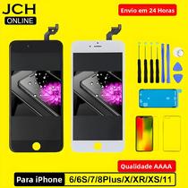 Tela LCD De Grau AAAA Para iPhone 6 6S 7 8 X XR XS MAX 11PRO 12 13 14 Com Digitalizador 3D Touch