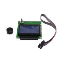 Tela LCD HD 12864 Azul Para Impressora 3D Ender 3 CR10, Placa De Controle Com Cabo Tela LCD HD 12864 Azul Para Impressora 3D Ender 3 CR10, Placa De Controle Com Cabo