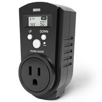 Tela LCD programável digital com termostato plug-in EconoHome Tela LCD programável digital com termostato plug-in EconoHome
