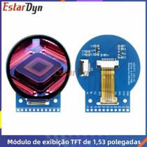 Tela LCD TFT Redonda De 1,53 Polegadas 360x360 Interface QSPI ST77916 Tela Colorida Para Relógio