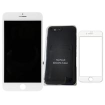 Tela Lcd Touch Para iPhone 7 Plus Branco+ Capa + Película 3d