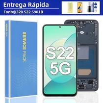 Tela LCD Touch Screen Digitizer Para Samsung S22 5G SM-S901E DS TFT Testada
