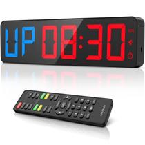 Tela LED grande de 15 polegadas com controle remoto Gym Timer ANJANK
