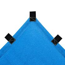 Tela Lona Azul Cobertura Pergolado Sombrite 90% 5X4 Bainha/Alças