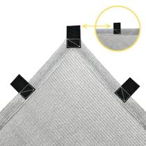 Tela Lona Cinza Cobertura Pergolado Sombrite 90% 4X1 Alças Tela Lona Cinza Cobertura Pergolado Sombrite 90% 4X1 Alças