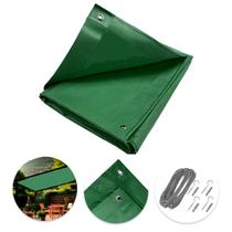 Tela Lona Verde 4x2.70 M Impermeável Shade Lux + Kit