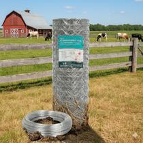 Tela Mangueirão Galvanizada Fio 18 1,20x50m Malha 3 Brinde Rolo Arame 1kg Rural Cerca Alambrado Cerca Porco Granja