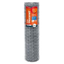 Tela Mangueirão Para Porco 80cm X 50m Fio 16 Belgo Hexanet Galvanizada