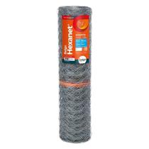 Tela Mangueirão Para Porco 80cm X 50m Fio 18 Belgo Hexanet Galvanizada