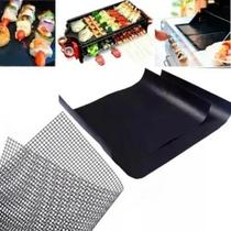 Tela Manta Grelha Teflon Churrasco 4 Unid Lisa Perfurada Tela Manta Grelha Teflon Churrasco 4 Unid Lisa Perfurada