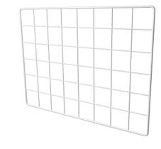 Tela Memory Board P/Decoração 40x40 cm - Branca/Preta (unidade)