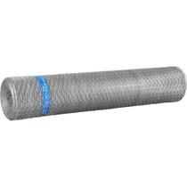 Tela Metálica Hexagonal, Galinheiro, Coleira Branca, Malha 2", 18 BWG x 1,2 m, com 50 m, Morlan