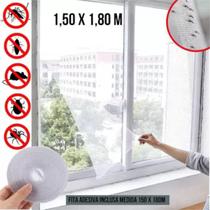 Tela Micro Trama Janelas Magnético Ajustável 1,50 X 1,80 Tela Micro Trama Janelas Magnético Ajustável 1,50 X 1,80