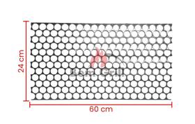 Tela Moeda Inox 60X24 Centímetros De Altura Grossa Reforçada