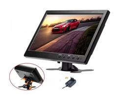Tela Monitor LCD 10.1 Colorida Controle HDMI VGA MP5 USB AV
