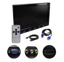 Tela Monitor Lcd 10.1 Polegadas Entrada Hdmi Vga Av