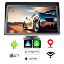 Tela Monitor Multimidia Mp5 7 Polegadas De Sobrepor no Painel Universal Com Android Auto e Carplay Para Carro Onibus Caminhao 12v e 24v Tela Monitor Multimidia Mp5 7 Polegadas De Sobrepor no Painel Universal Com Android Auto e Carplay Para Carro Onibus Caminhao 12v e 24v