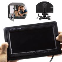 Tela Monitor Veicular TFT LCD 7” Colorida 2 Entradas AV com Controle Remoto para Carro